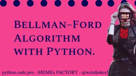 Bellman–Ford algorithm meme.