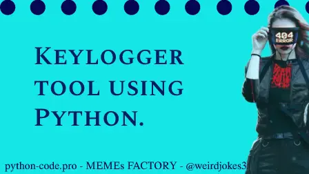 Keylogger tool using Python.