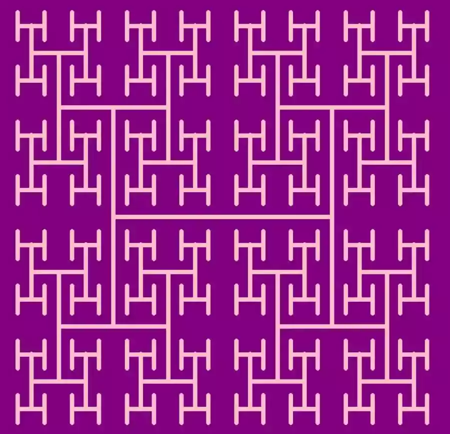 Recursion fractal with Python