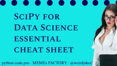 SciPy DS cheat sheet.