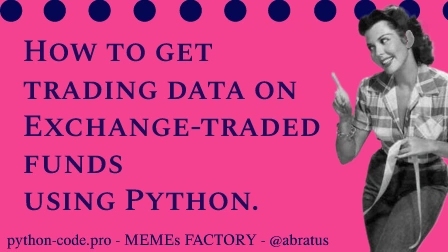 Trading ETFs with Python.